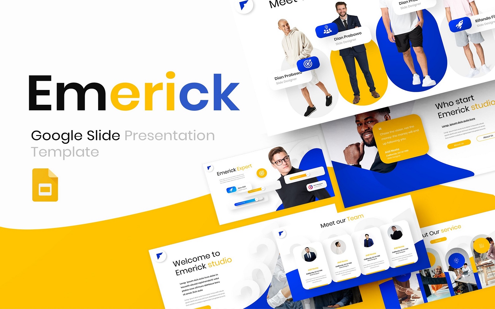 Emerick - Business Google Slide Template