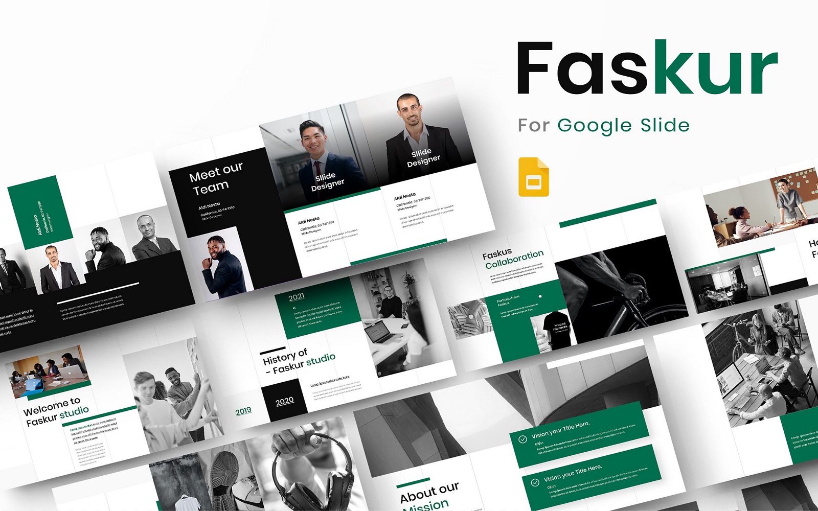 Faskur - Business Google Slide Template