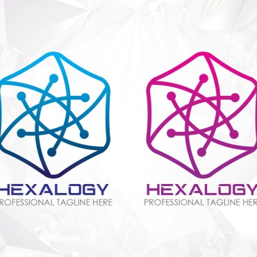 <a class=ContentLinkGreen href=/fr/logo-templates.html>Logo Templates</a></font> hexagonal technologie 298305