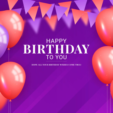 Template Birthday Illustrations Templates 298332