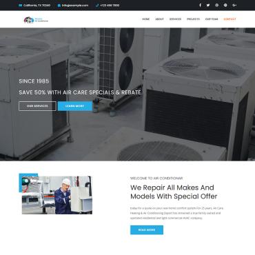 Appliance Business Landing Page Templates 298371