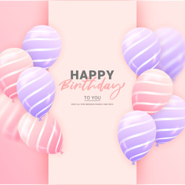 Template Birthday Illustrations Templates 298447