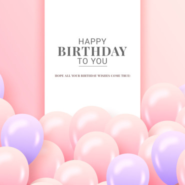 Template Birthday Illustrations Templates 298461