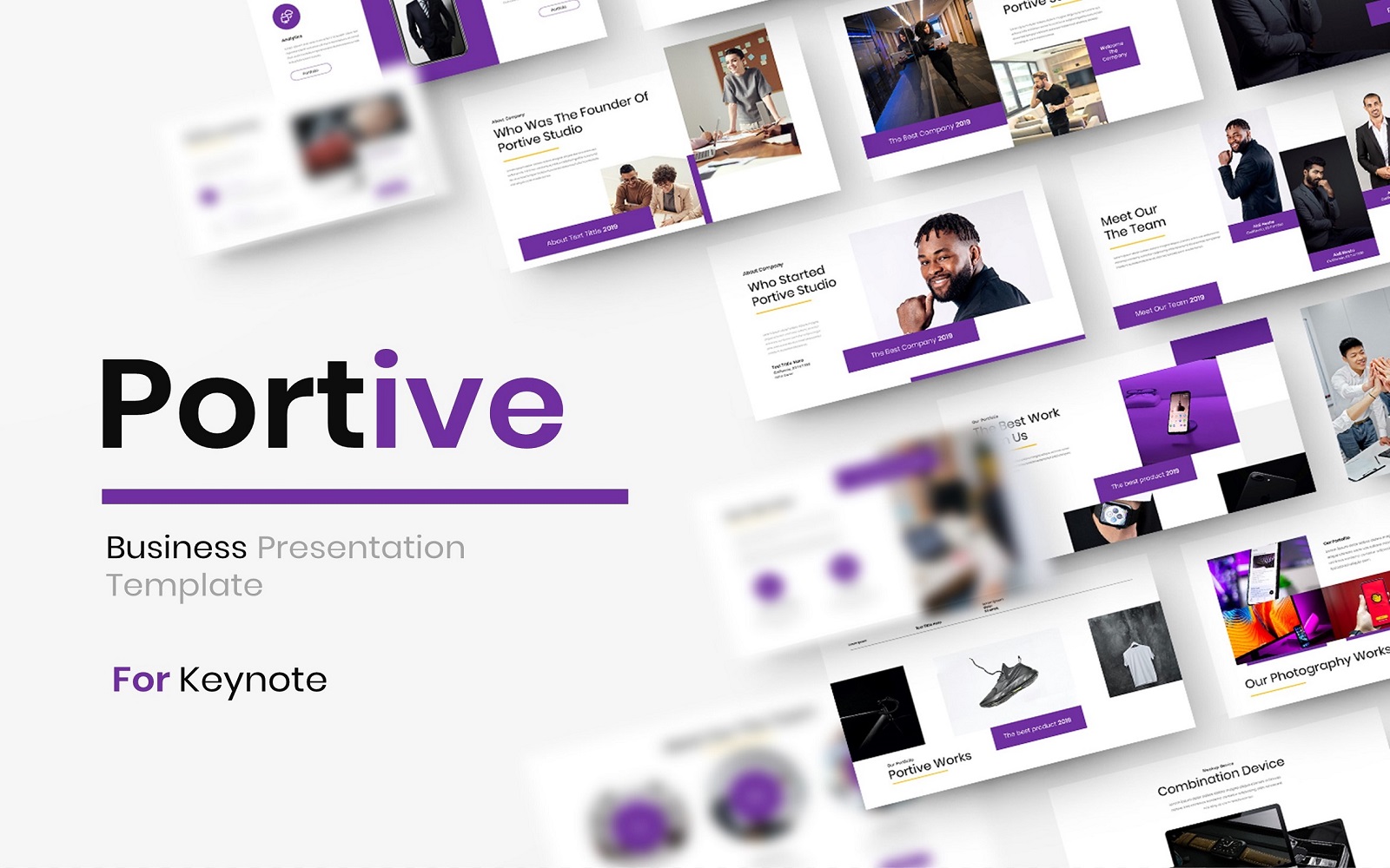 Portive – Business Keynote Template
