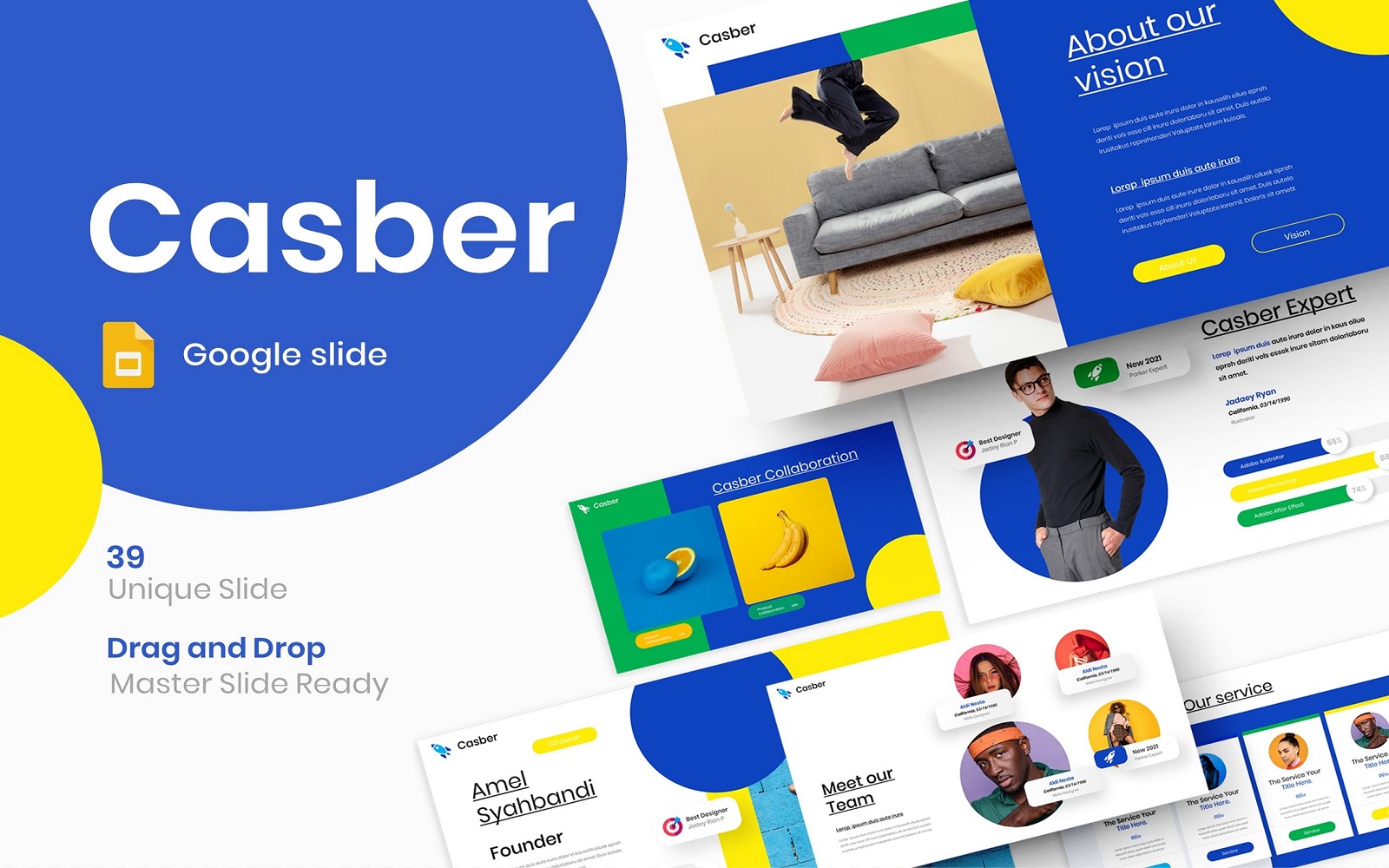 Casper - Business Google Slide Template