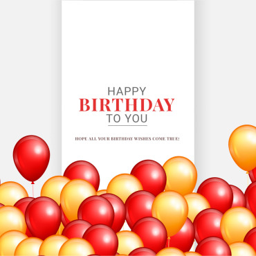 Template Birthday Illustrations Templates 298509