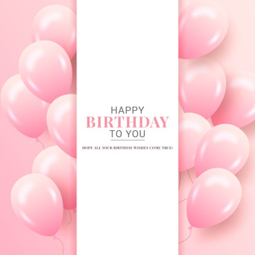 Template Birthday Illustrations Templates 298515