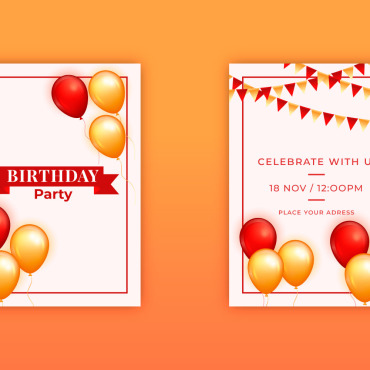 Template Birthday Illustrations Templates 298527