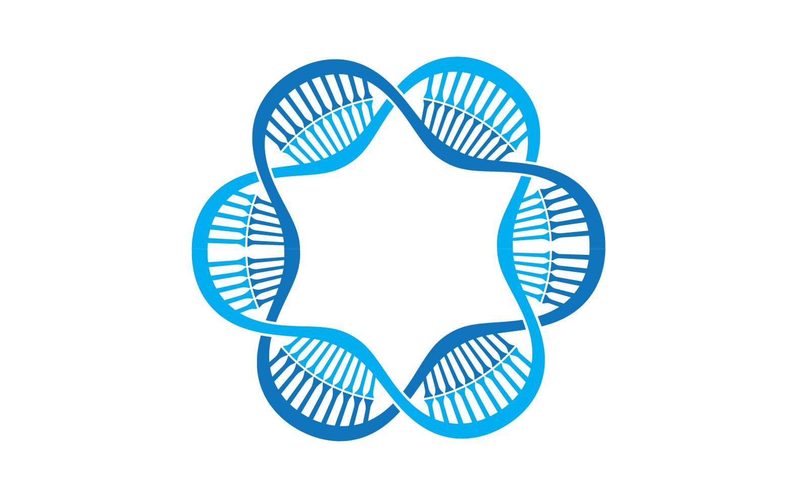 DNA Vector Logo Design Template Modern Medical V33