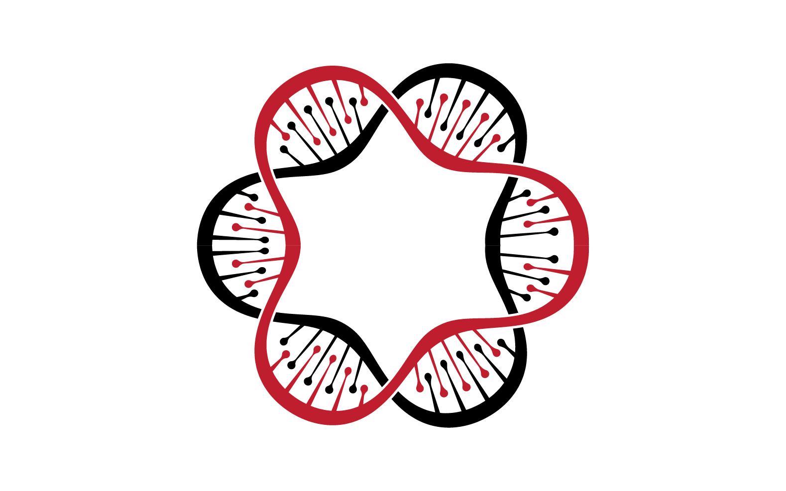 DNA Vector Logo Design Template Modern Medical V37