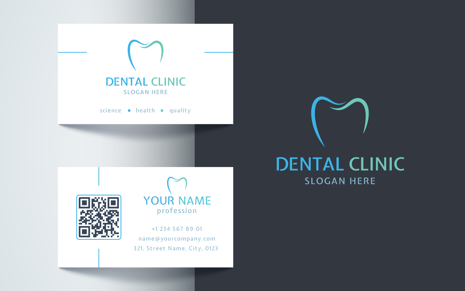 Dent Template Business Card | Brand Company