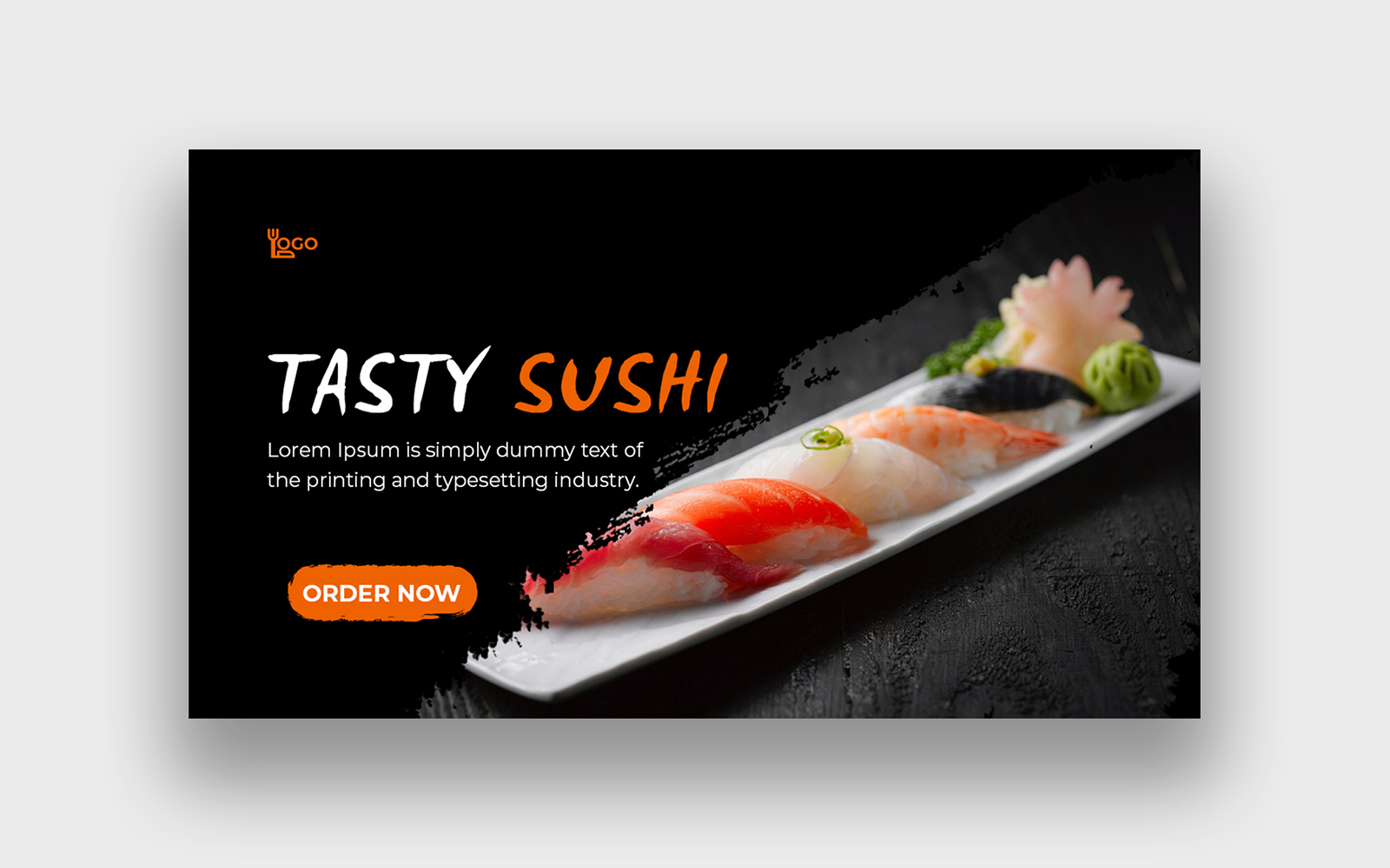 Sushi Food YouTube Thumbnail