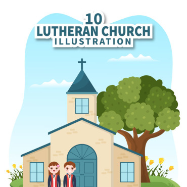 Pastor Lutheran Illustrations Templates 298756