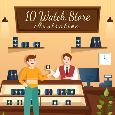 Shop Watch Illustrations Templates 298836