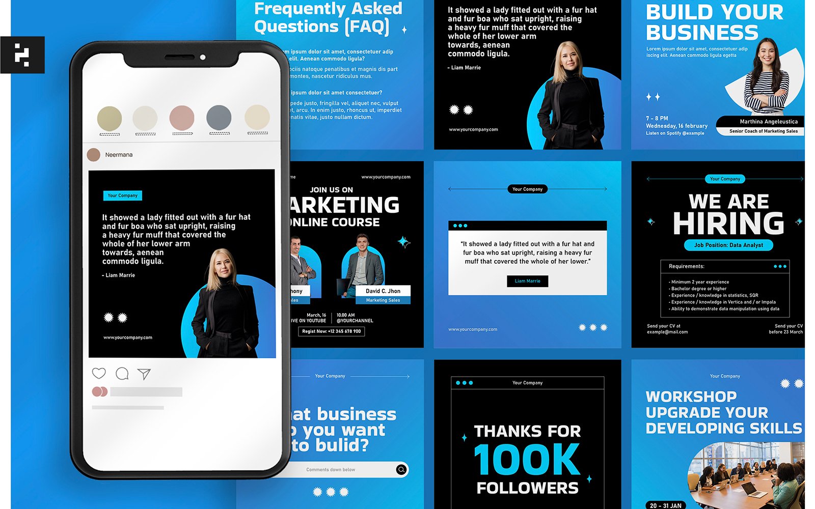 Business Instagram Post Template