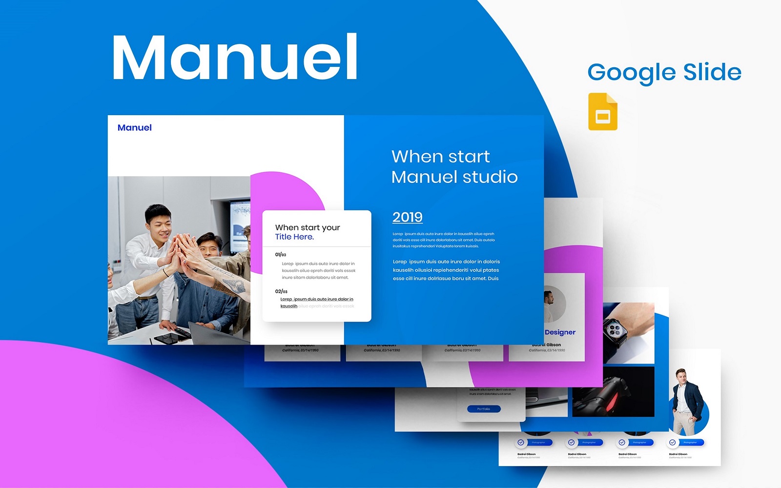 Manuel - Business Google Slide Template