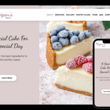 Page Bakeries Landing Page Templates 298888