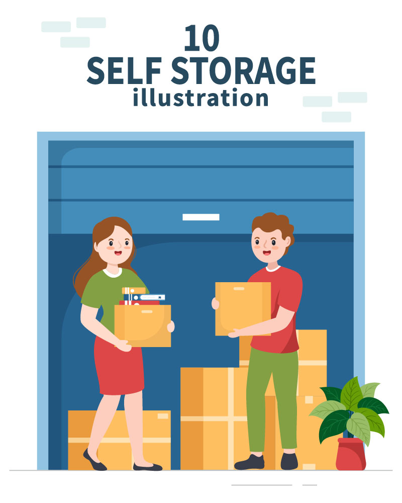 10 Self Storage Design Illustration