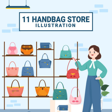 Store Handbag Illustrations Templates 299002