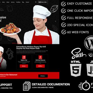 Cafe Catering WordPress Themes 299068