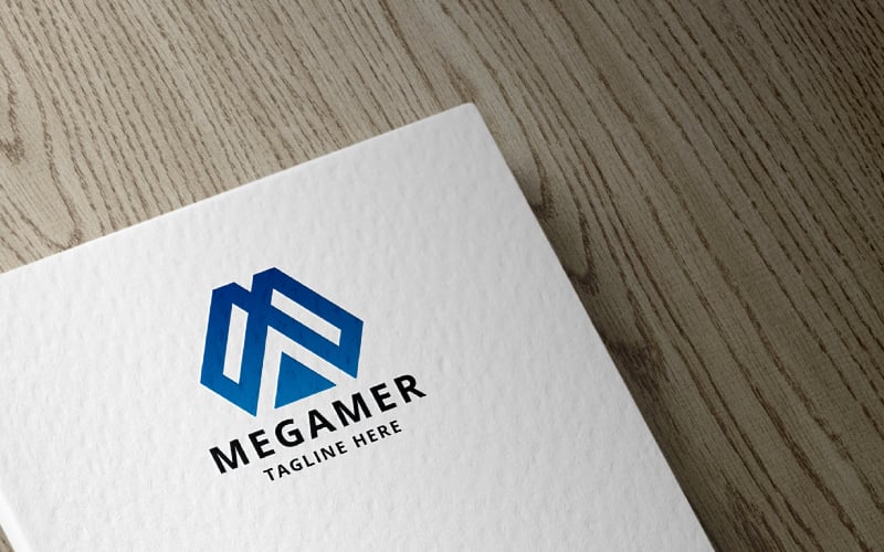 Me Gamer Letter M Pro Logo