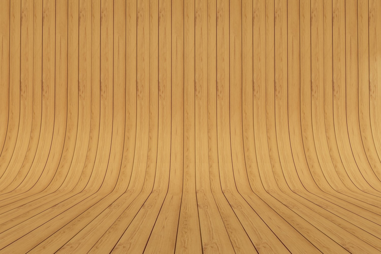 Curved Forest Brown Wood Parquet background