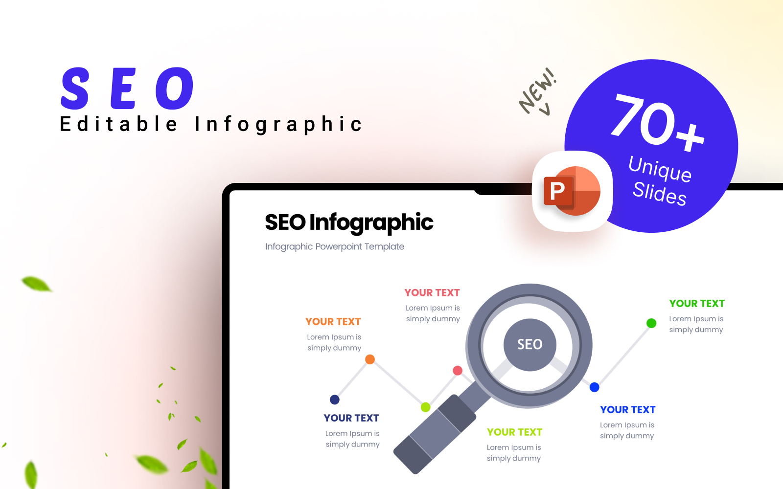 SEO Business Infographic Presentation Template