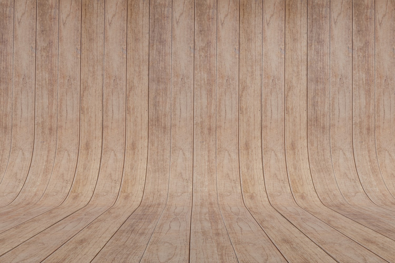 Curved Light brown  Wood Parquet background