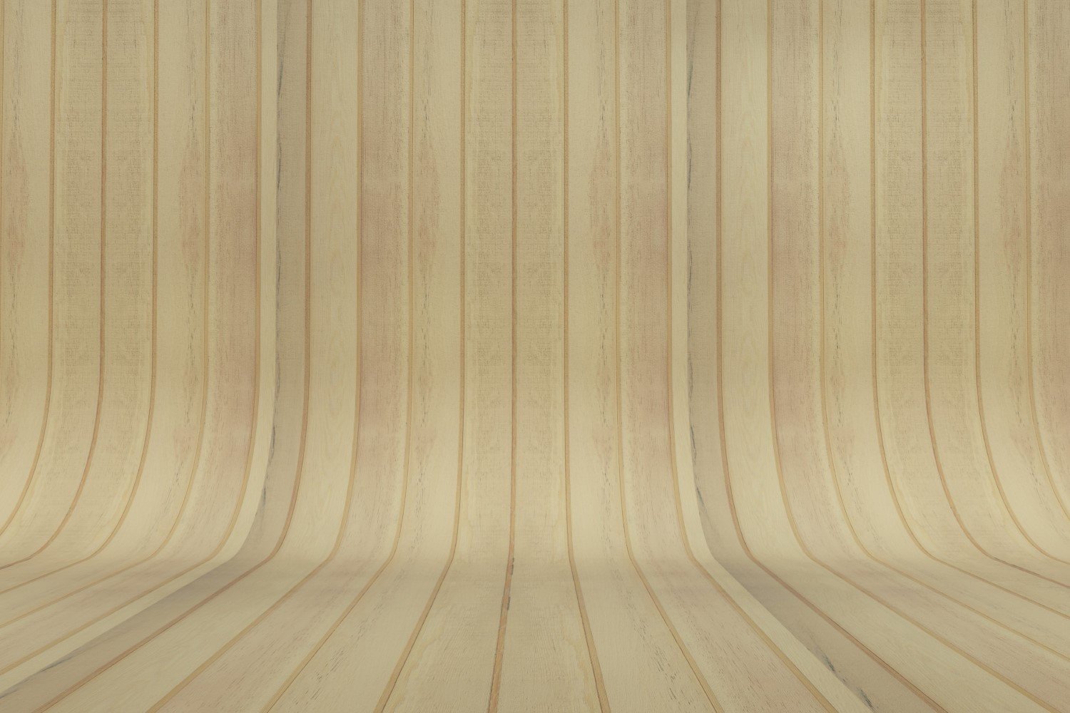 Curved Pastel yellow Wood Parquet background