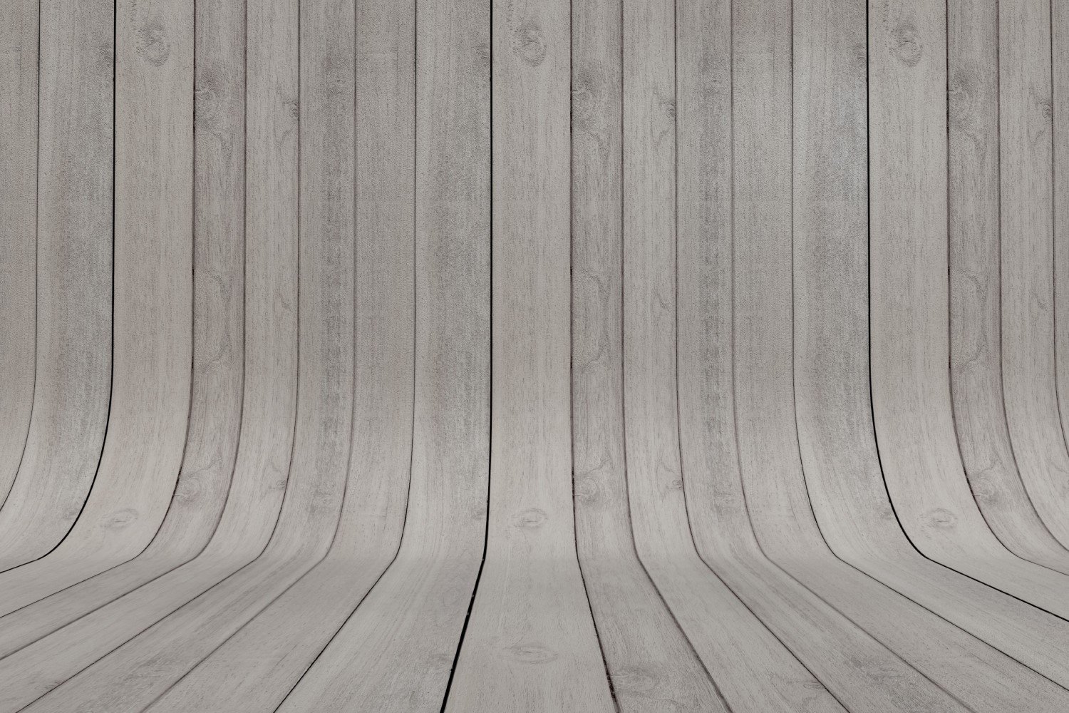 Curved light Gray Wood Parquet background