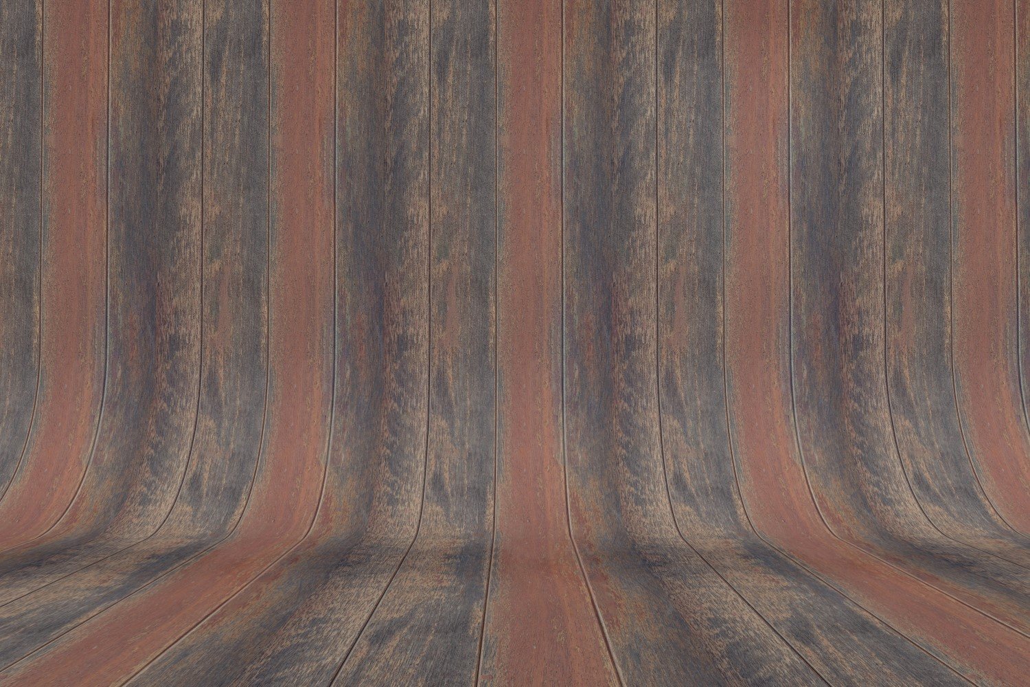 Curved Black and red Wood Parquet background