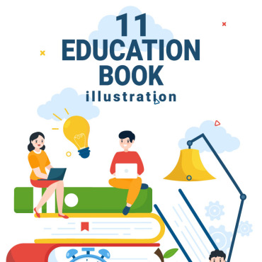 Knowledge Book Illustrations Templates 299326