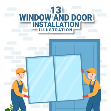 And Door Illustrations Templates 299331