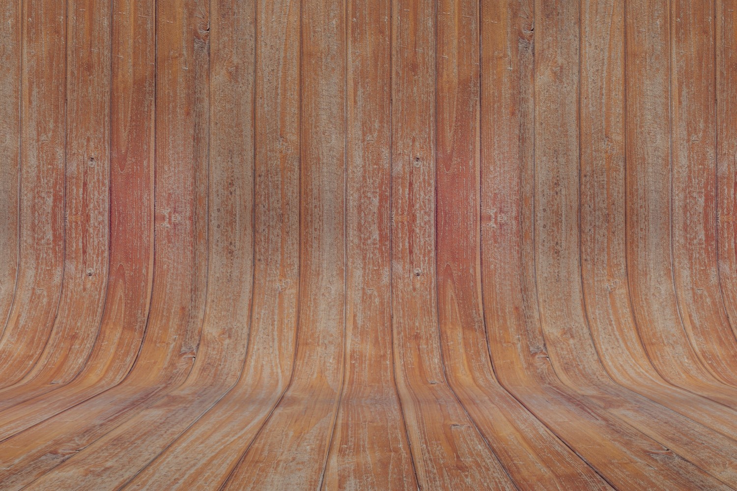 Curved red grunge Wood Parquet background