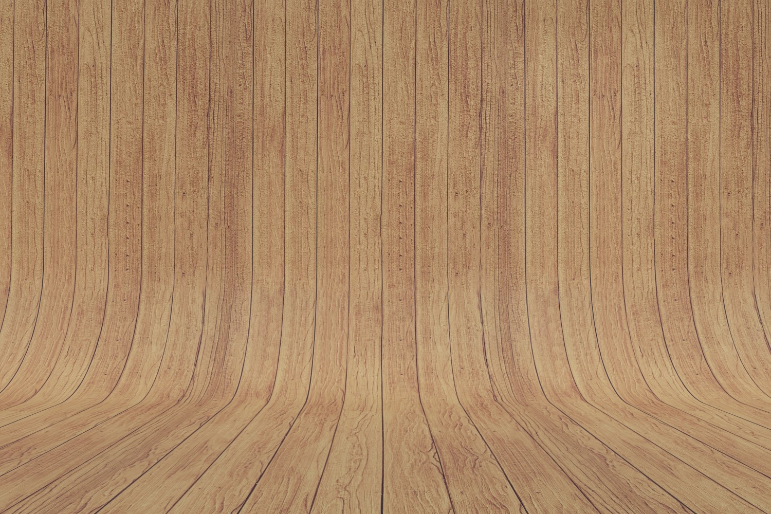Curved Brown Color Wood Parquet background .