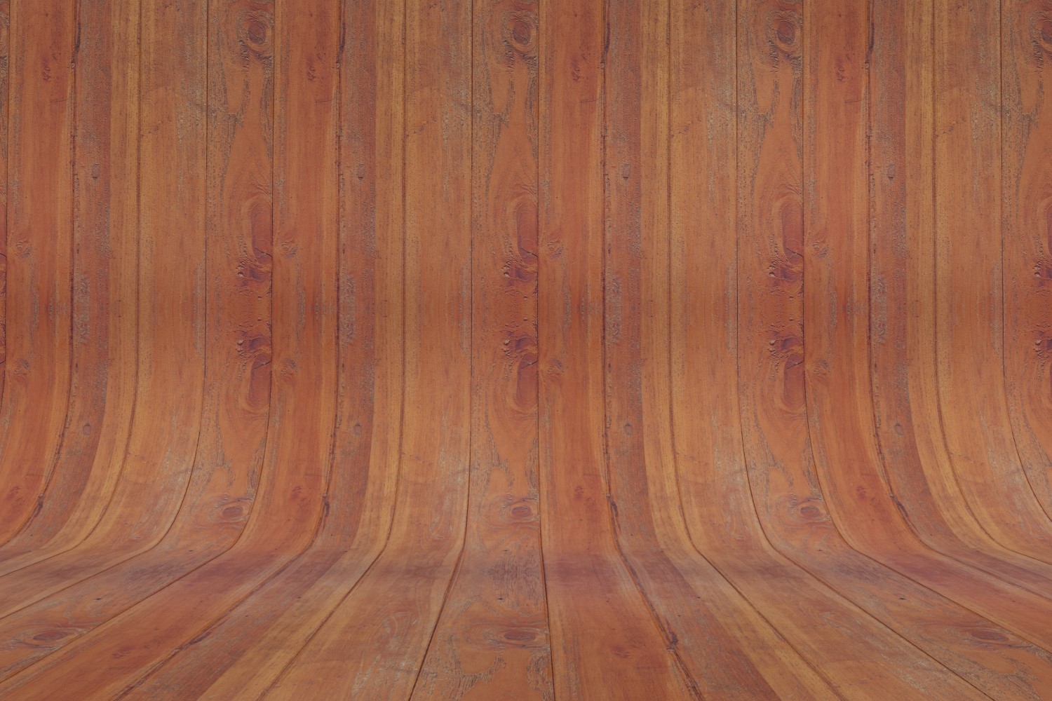 Curved Red Wood Parquet background