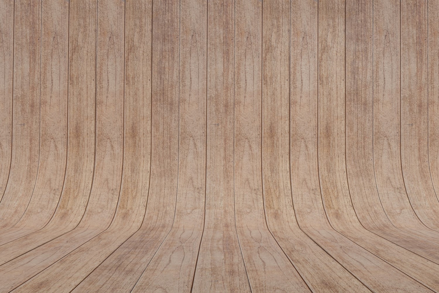 Curved Taupe Color Wood Parquet background
