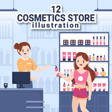 Store Women Illustrations Templates 299392