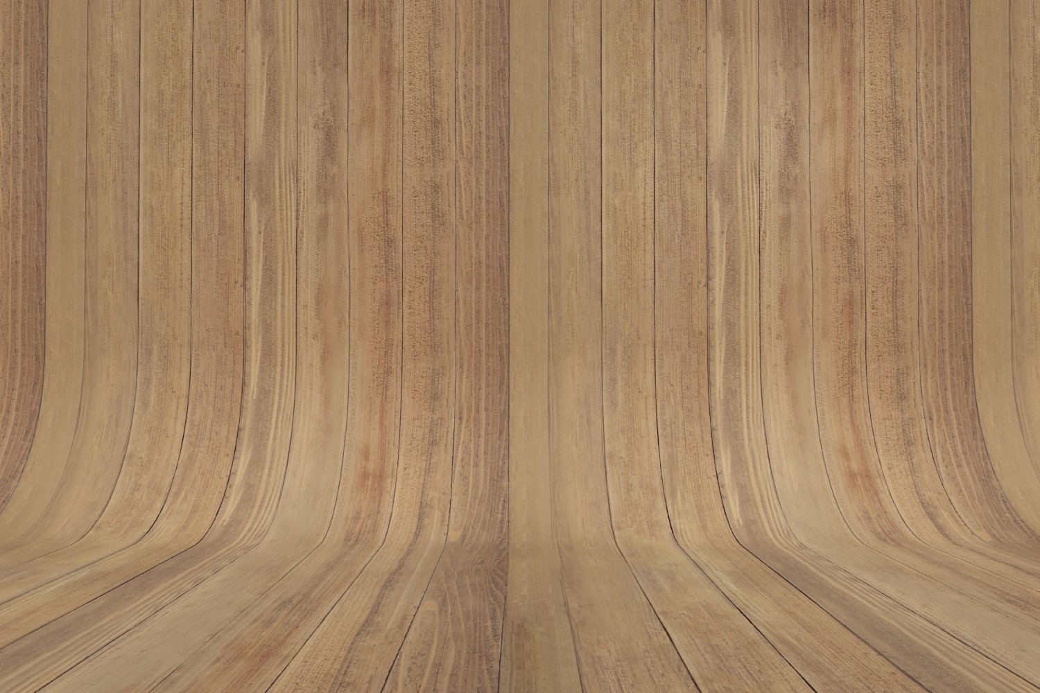 Curved Brown And Tan Color Wood Parquet background