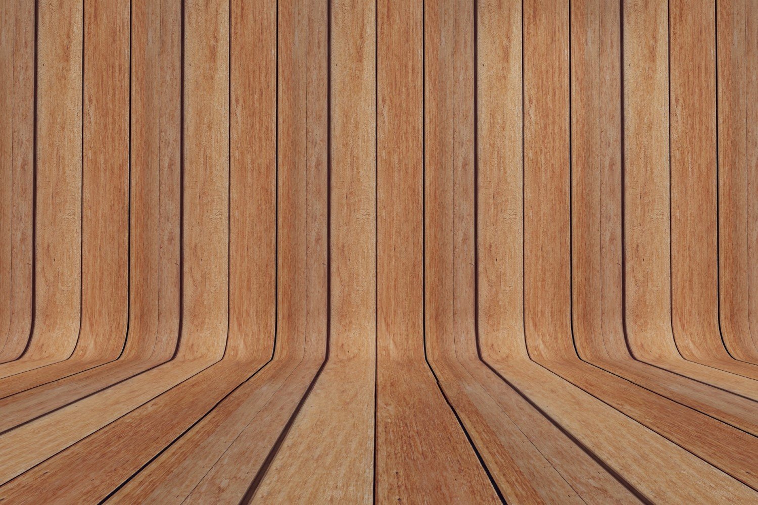 Curved Wheat And Coral Color Wood Parquet background