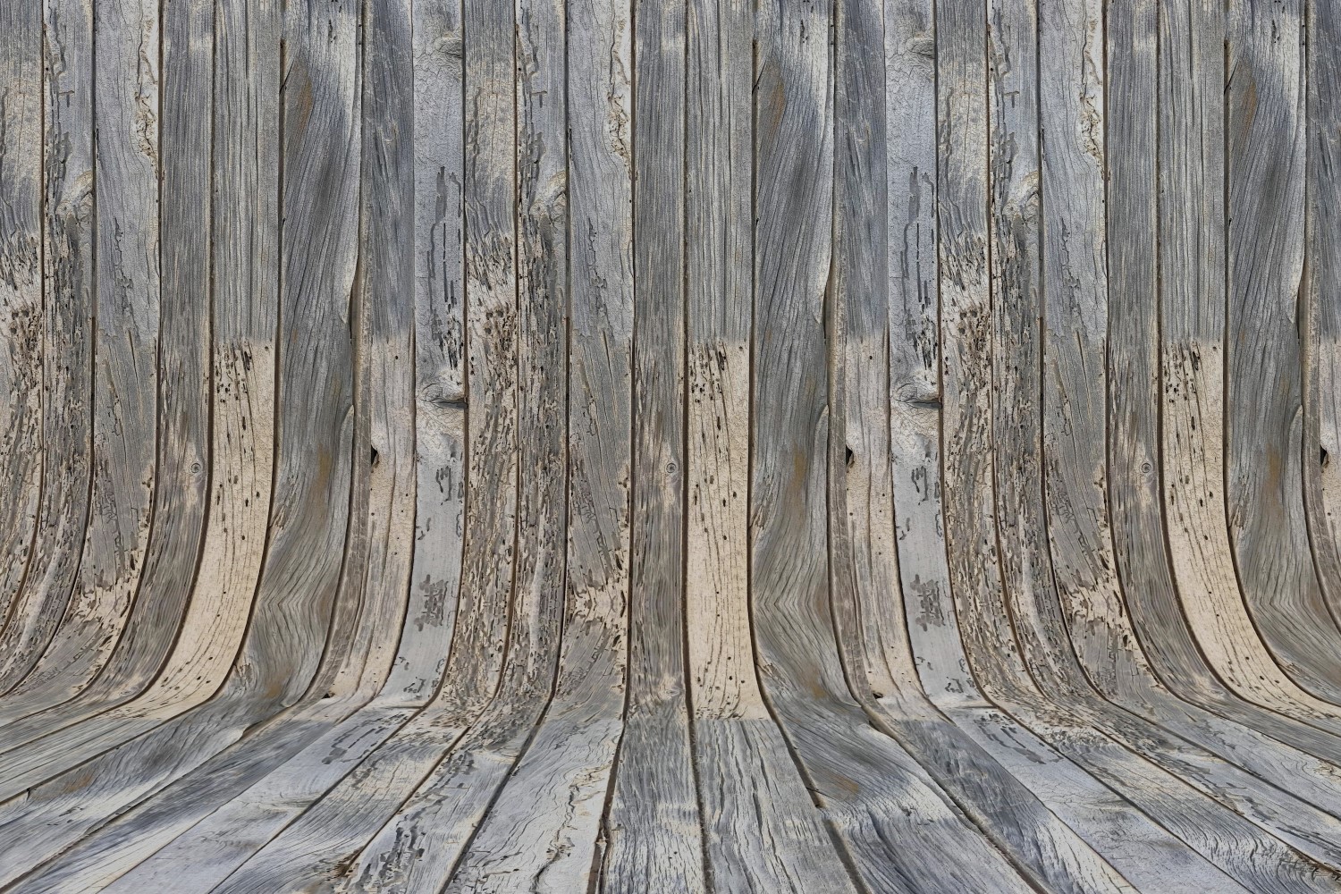 Curved Grunge Wood  Parquet background .