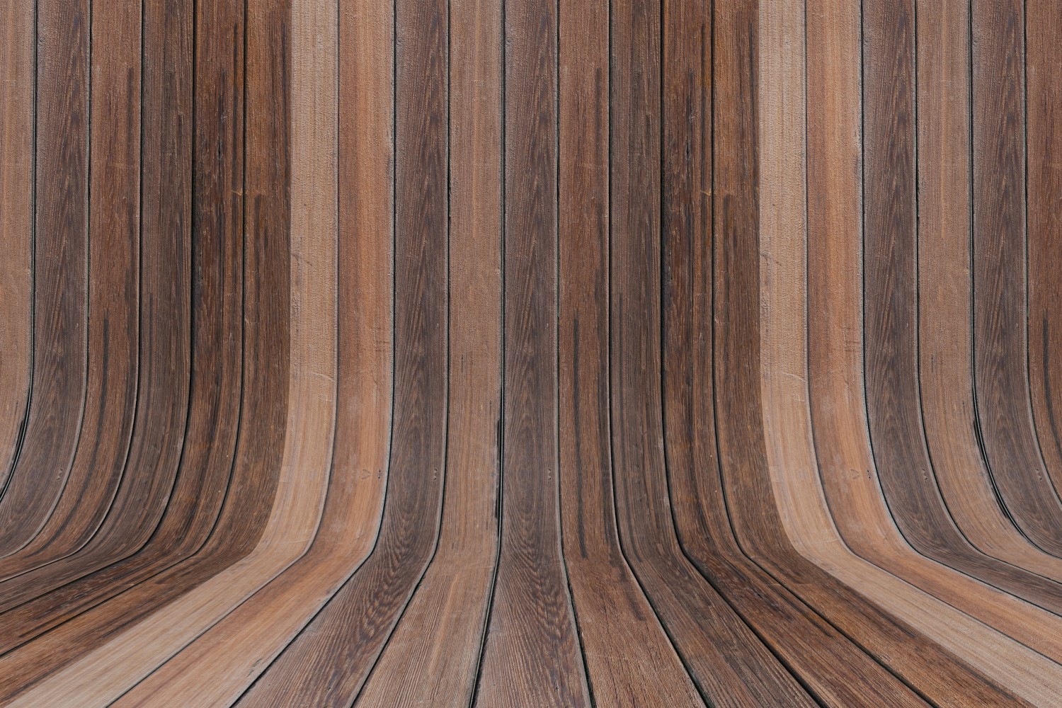 Curved Tan And Chocolate Color Wood Parquet background