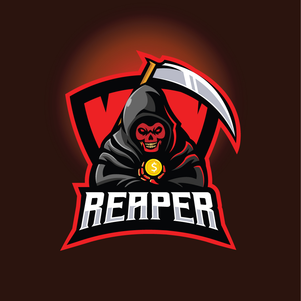 Reaper Mascot logo template