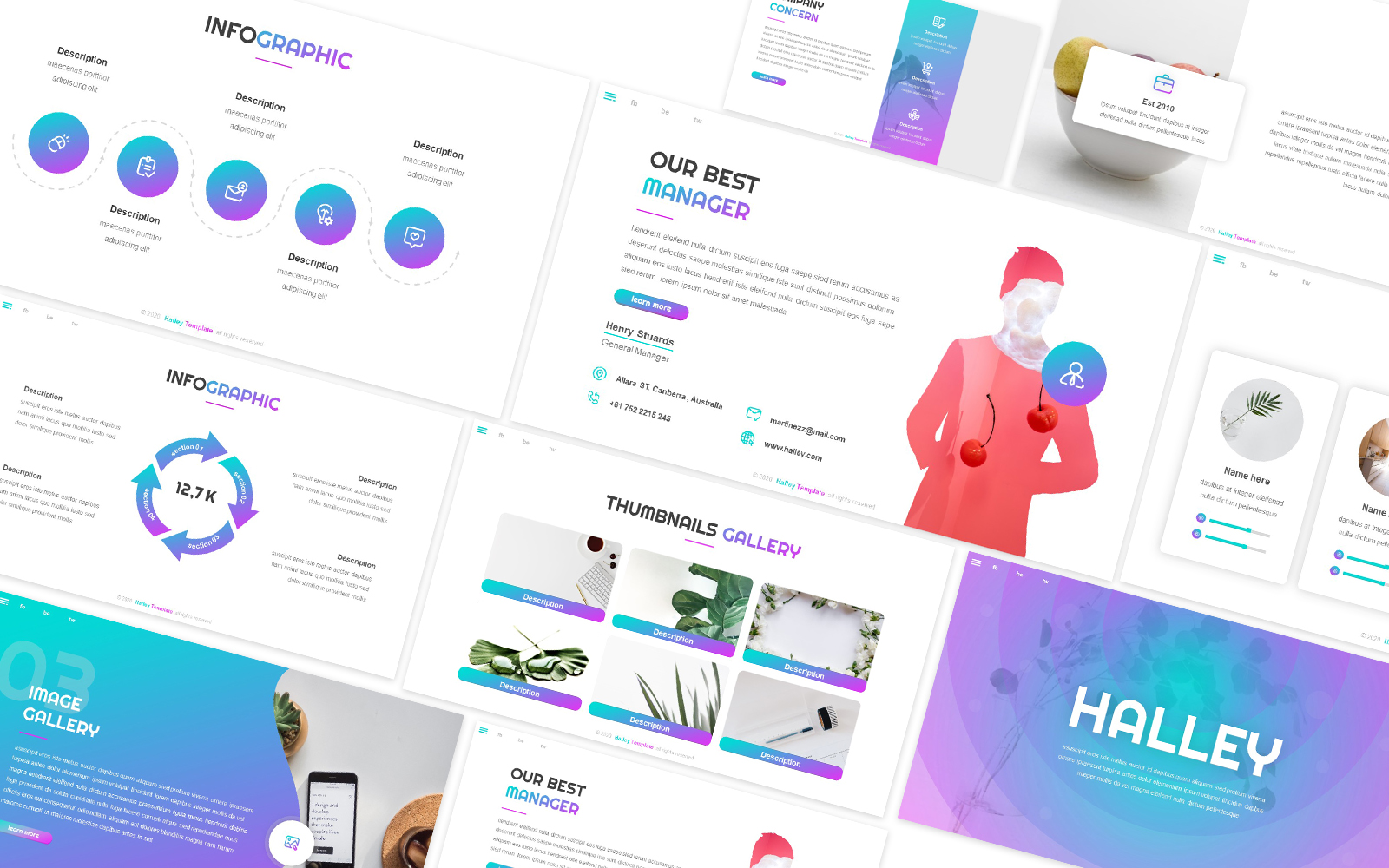 Halley Company Keynote Template