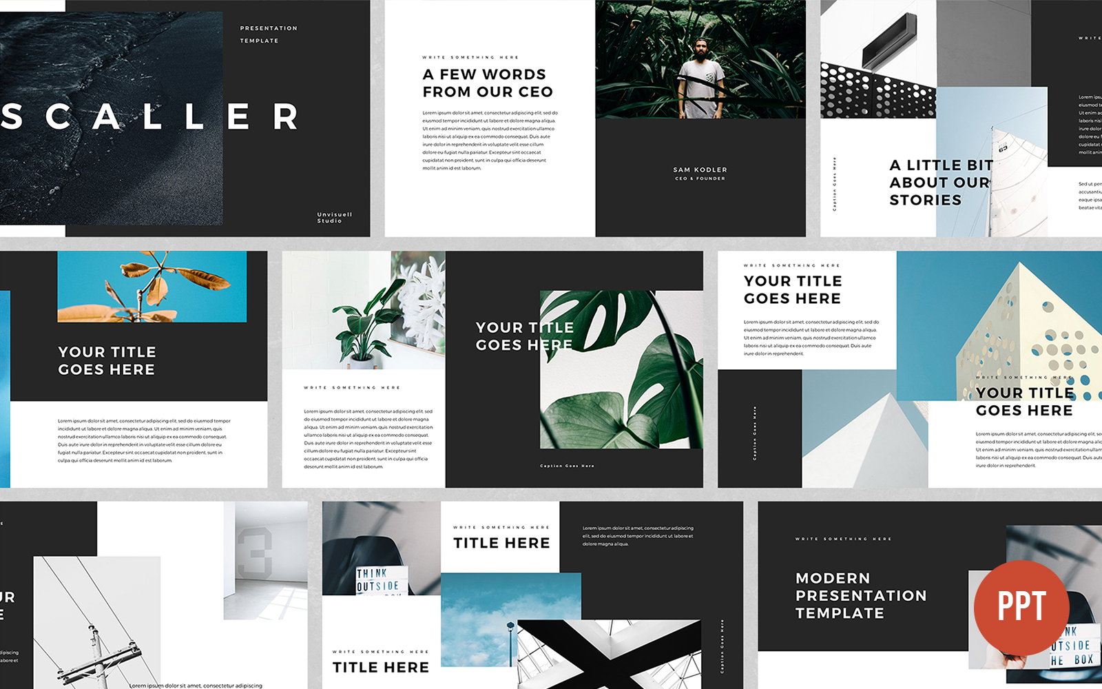 Scaller PowerPoint Template