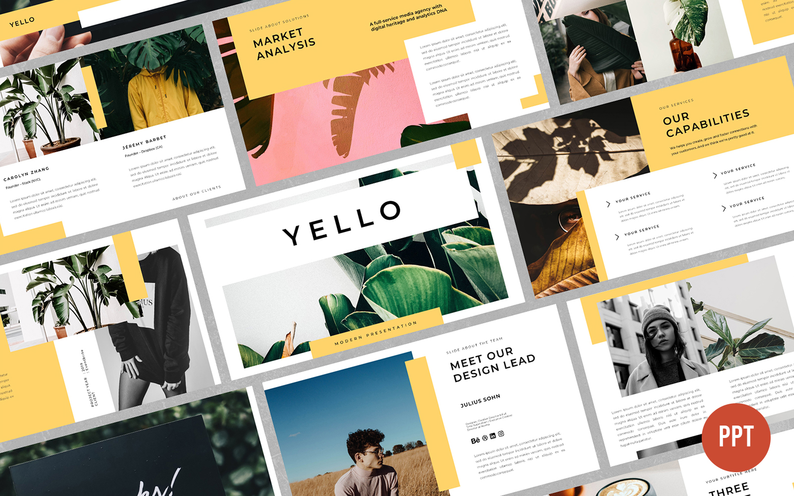 Yello PowerPoint Template