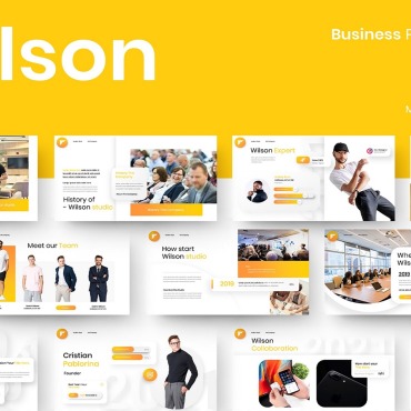 Business Clean Keynote Templates 299630