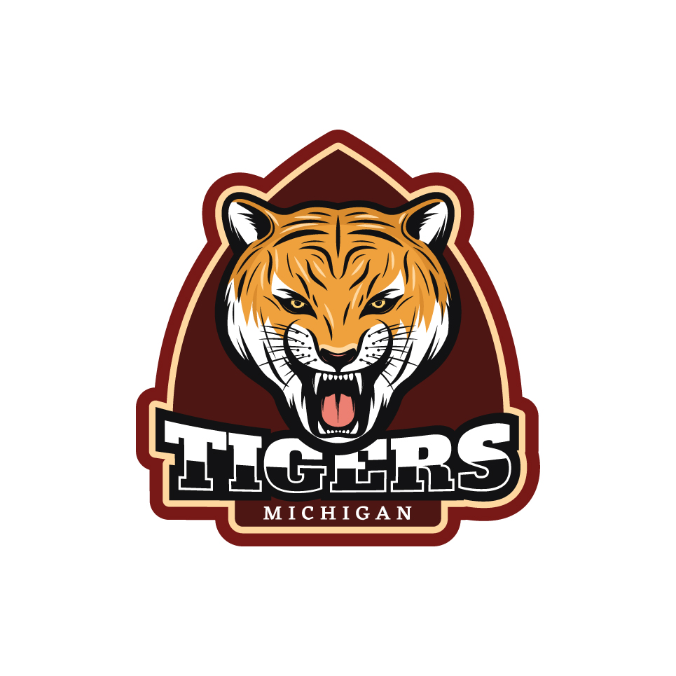 Mascot Tiger Logo Template
