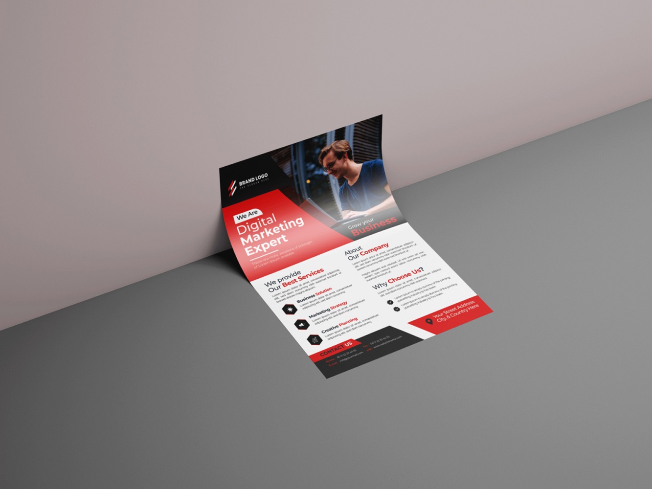 Company Corporate Business Flyer Template