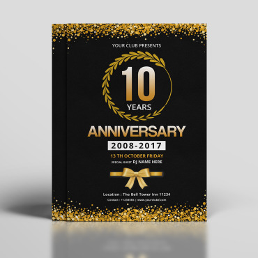 Anniversary Invitation Corporate Identity 299759